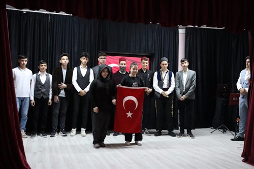 İlçemizde 12 Mart İstiklal Marşımızın Kabulünün 104. Yıl Dönümü ve Mehmet Akif ERSOY' u Anma Programı Düzenlendi